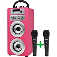 Los mejores  - DYNASONIC (3º Generación) Karaoke con micrófono Infantil- Altavoz con microfono Karaoke para Cantar Incluido (Dos…